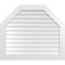 Ekena Millwork Octagonal Top Surface Mount PVC Gable Vent w/ 3-1/2"W x 1"P Standard Frame, 42"W x 36"H GVPOT42X3601SN - alternate 1